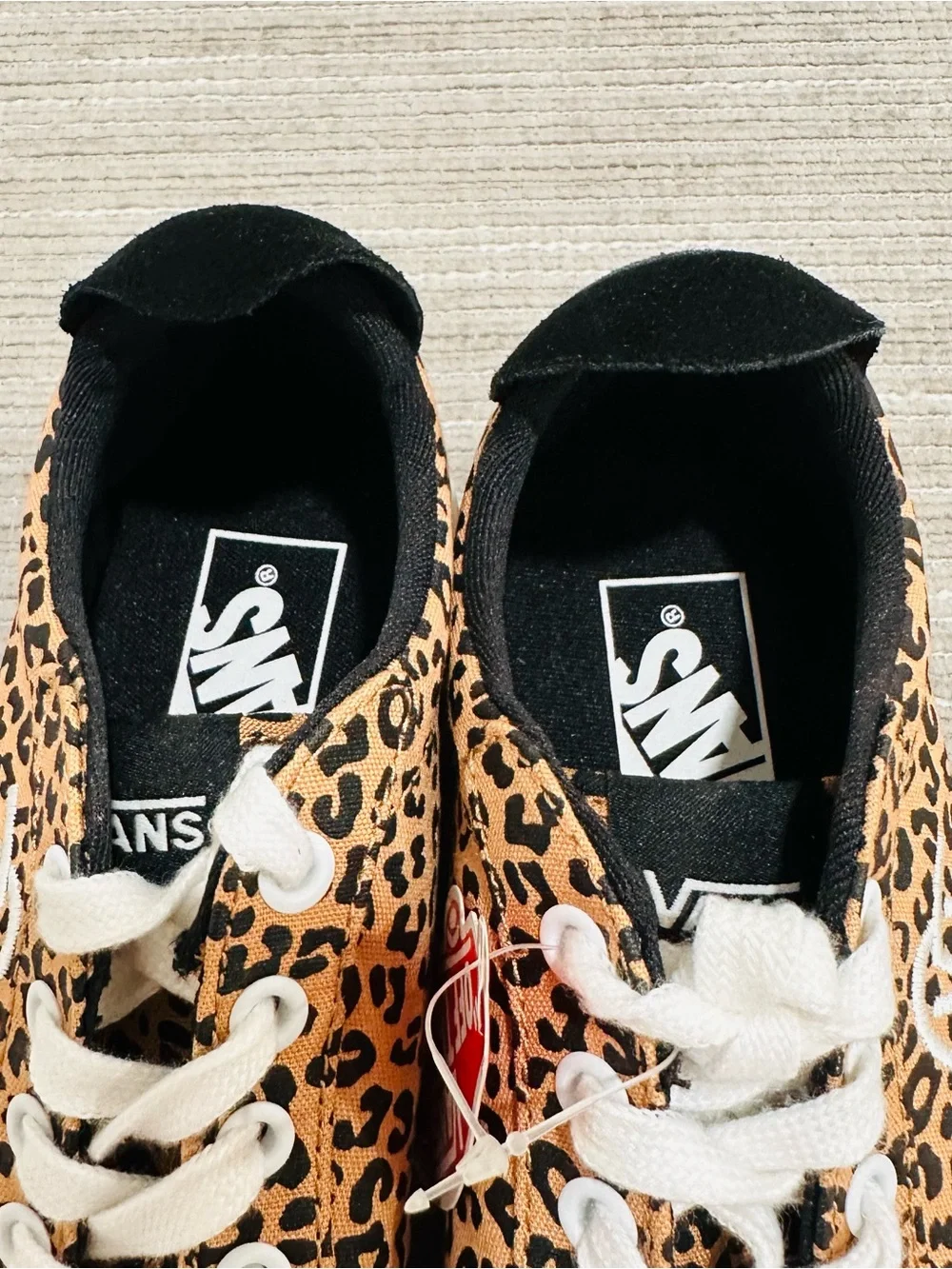 Women's Vans Sport Vulc Lace Up Skate Shoes Cheetah Print Size 7.0 NWT